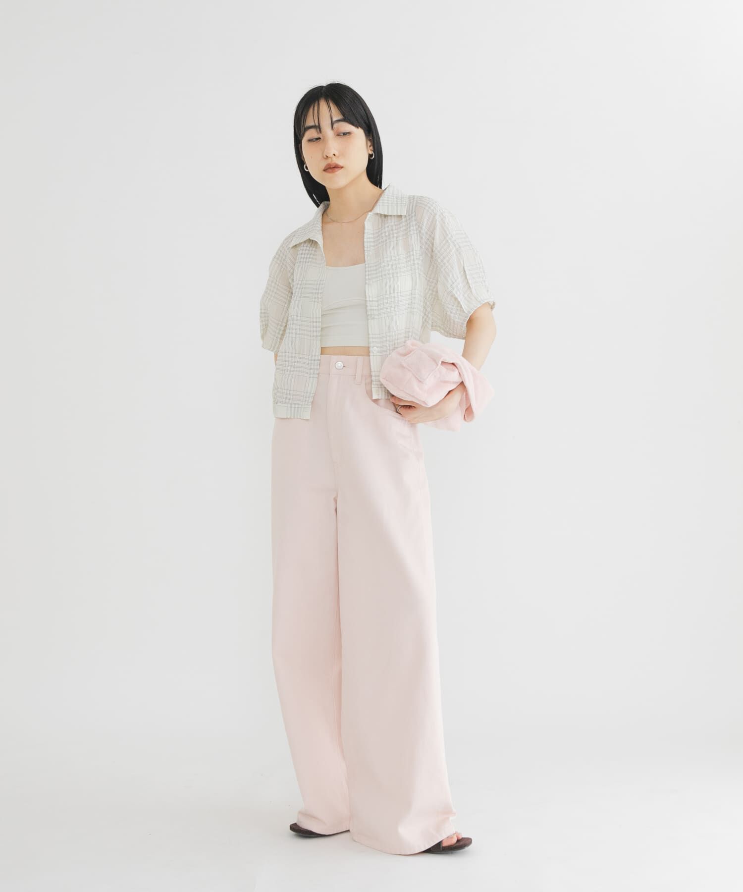  「ミニマルWIDEパンツ」|その他|