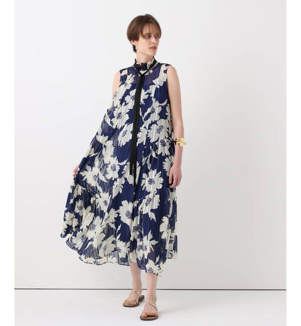 allureville「WEB 一部店舗展開 シアーヨウリュウワンピース」|ワンピース|