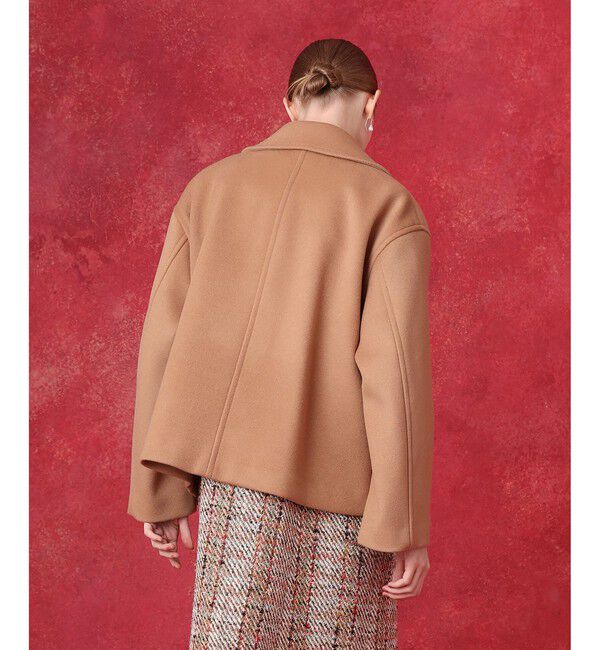 LOULOU WILLOUGHBY「シャルムビーバーショートコート」|ダッフルコート|