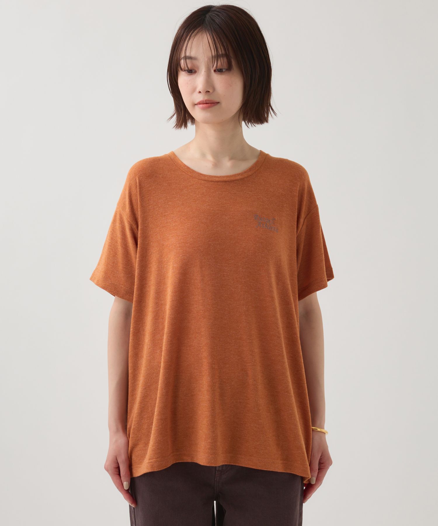  「【RUSSELL ATHLETIC】＜別注＞スラブロゴT」|Tシャツ・カットソー|