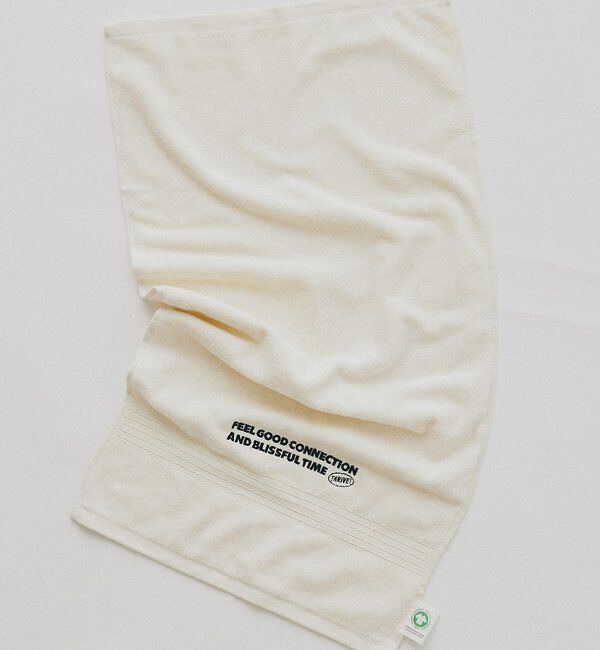  「【F&B】オーガニックコットンロゴ刺繍フェイスタオル」|その他|