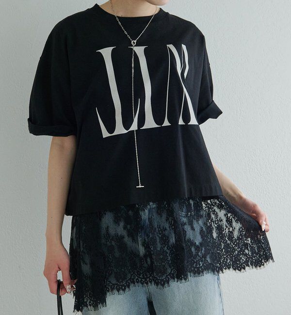  「レースヘムノースリーブカットソー」|Tシャツ・カットソー|