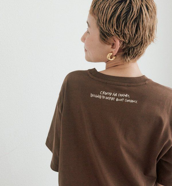  「【＠kokiminitaコラボ】ロゴプリント&times;ロゴ刺繍Tシャツ」|Tシャツ・カットソー|