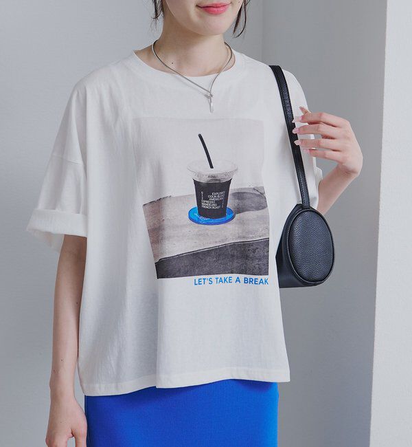  「コーヒーフォトプリントTシャツ」|プルオーバー|