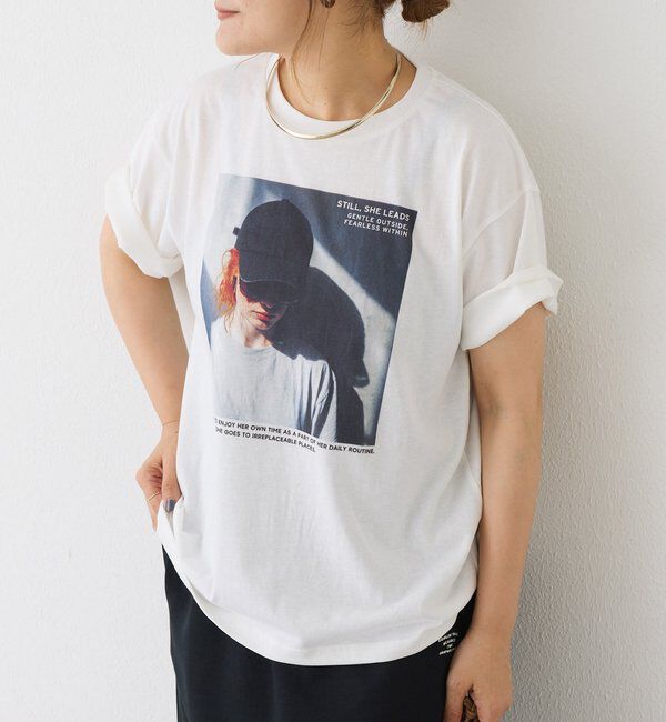  「レディーフォトプリントTシャツ」|Tシャツ・カットソー|