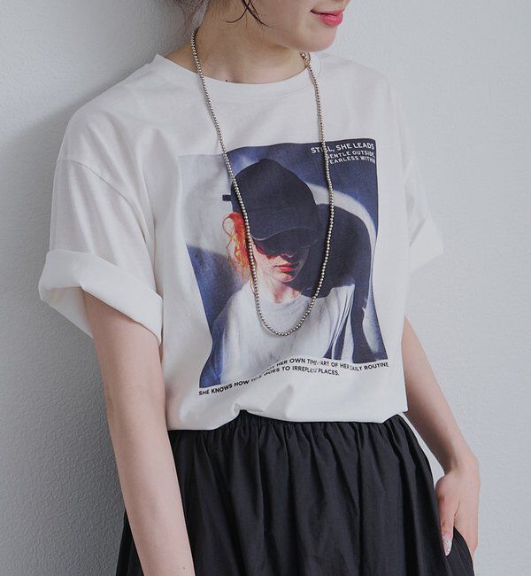  「レディーフォトプリントTシャツ」|Tシャツ・カットソー|