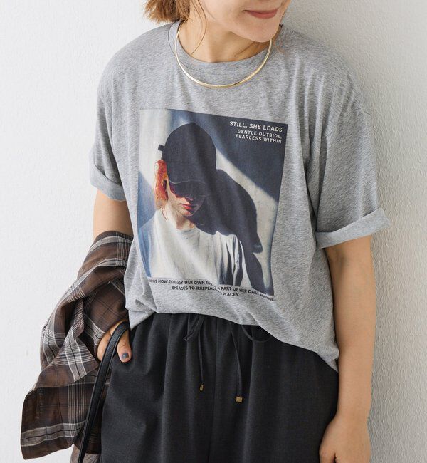  「レディーフォトプリントTシャツ」|Tシャツ・カットソー|