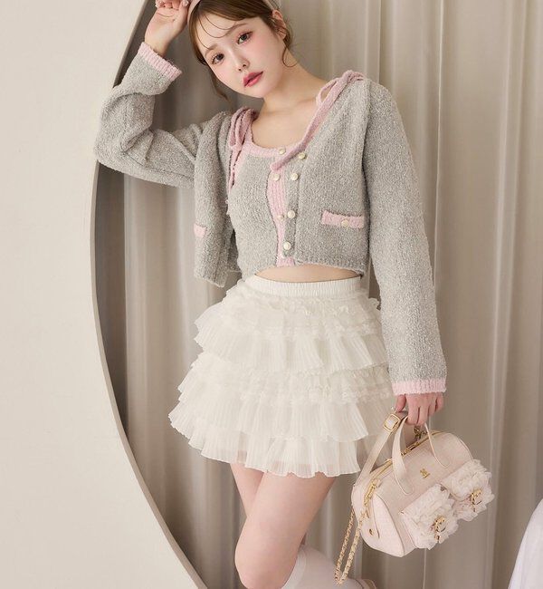  「チュールポケットミニボストンバッグ」|ショルダー・メッセンジャー|