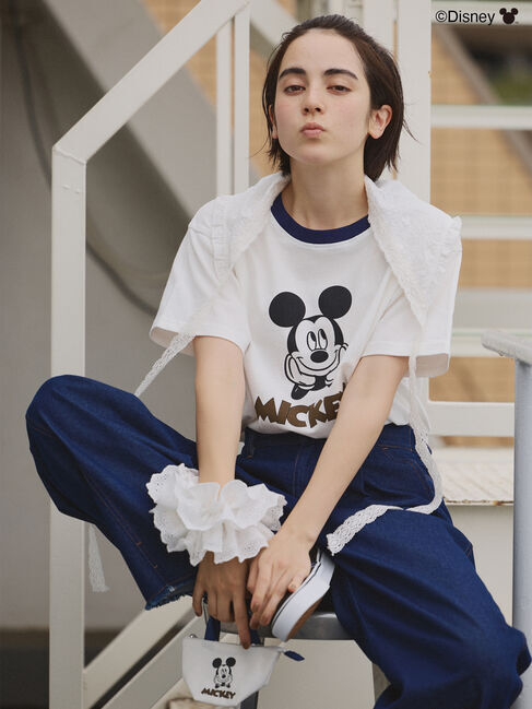 Samansa Mos2「【Disney】ミッキーマウス/刺繍バブーシュカ」|その他|