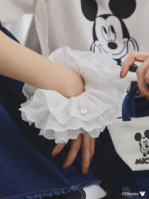 Samansa Mos2「【Disney】ミッキーマウス/刺繍シュシュ」|その他|