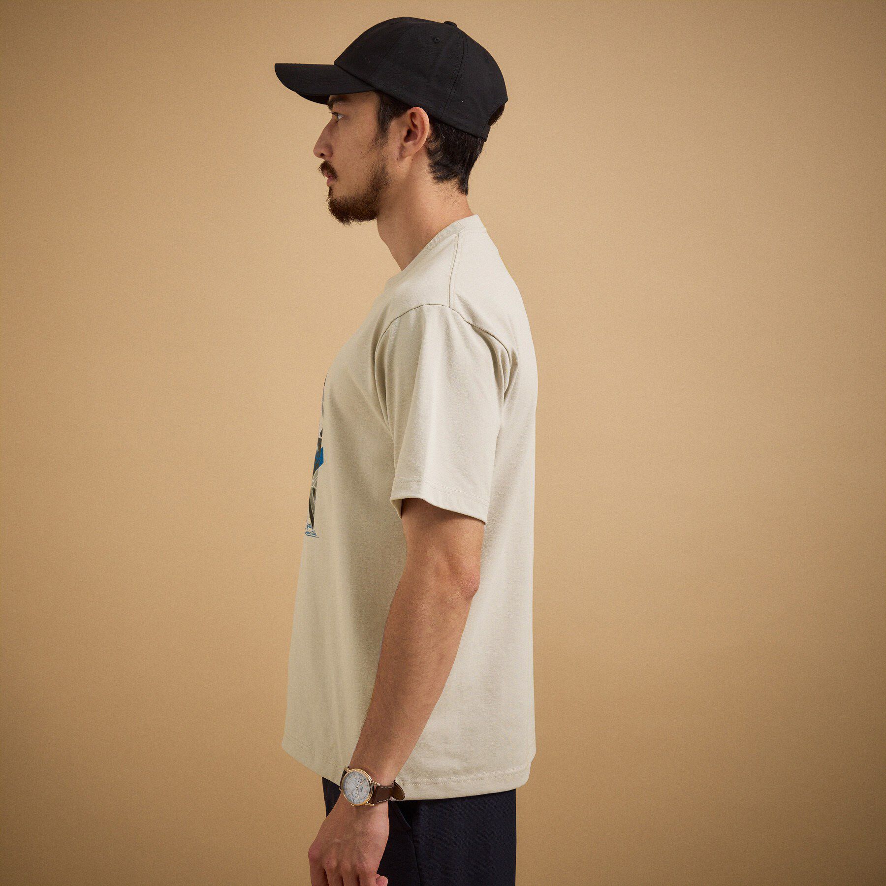 TAKEO KIKUCHI「モノクロタイルTシャツ」|Tシャツ・カットソー|