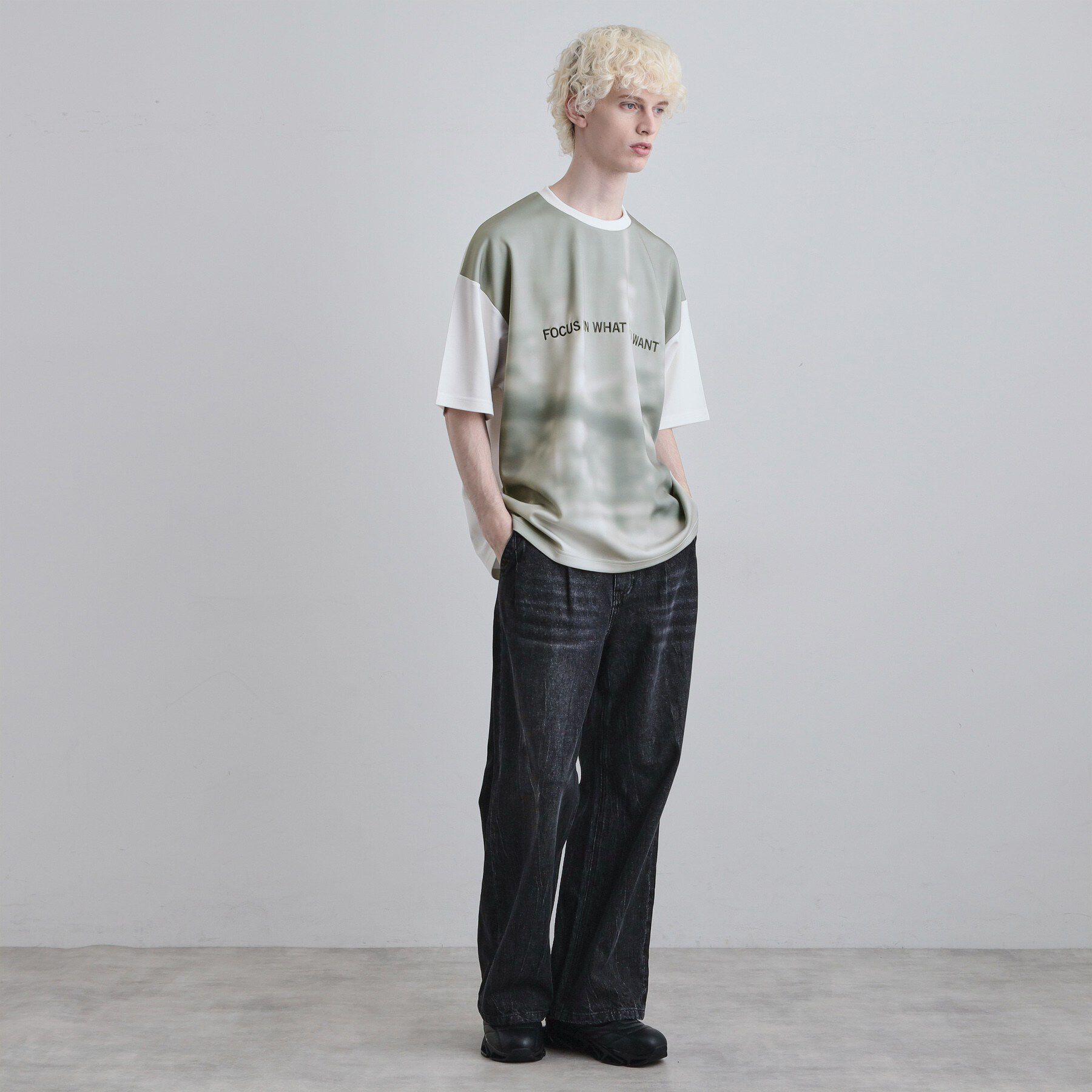 tk.TAKEO KIKUCHI「昇華転写ポンチカットソー」|Tシャツ・カットソー|