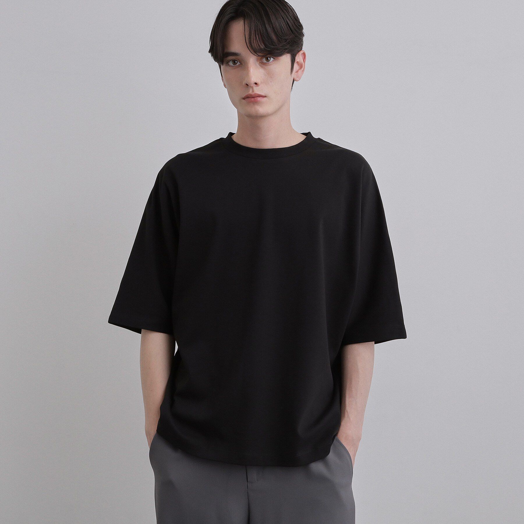 tk.TAKEO KIKUCHI「【汗シミ防止／UVカット】sweat stain proof series ドルマンTシャツ」|Tシャツ・カットソー|