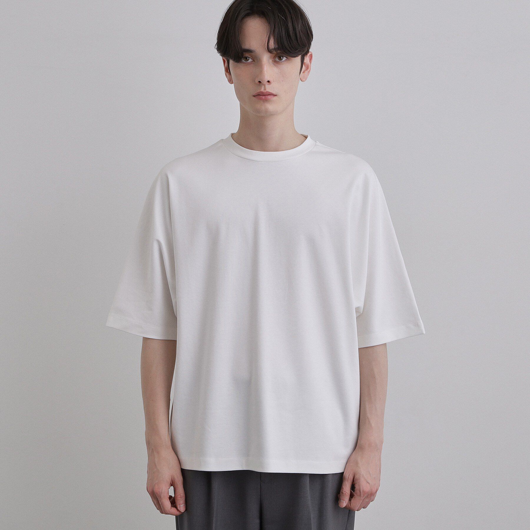 tk.TAKEO KIKUCHI「【汗シミ防止／UVカット】sweat stain proof series ドルマンTシャツ」|Tシャツ・カットソー|