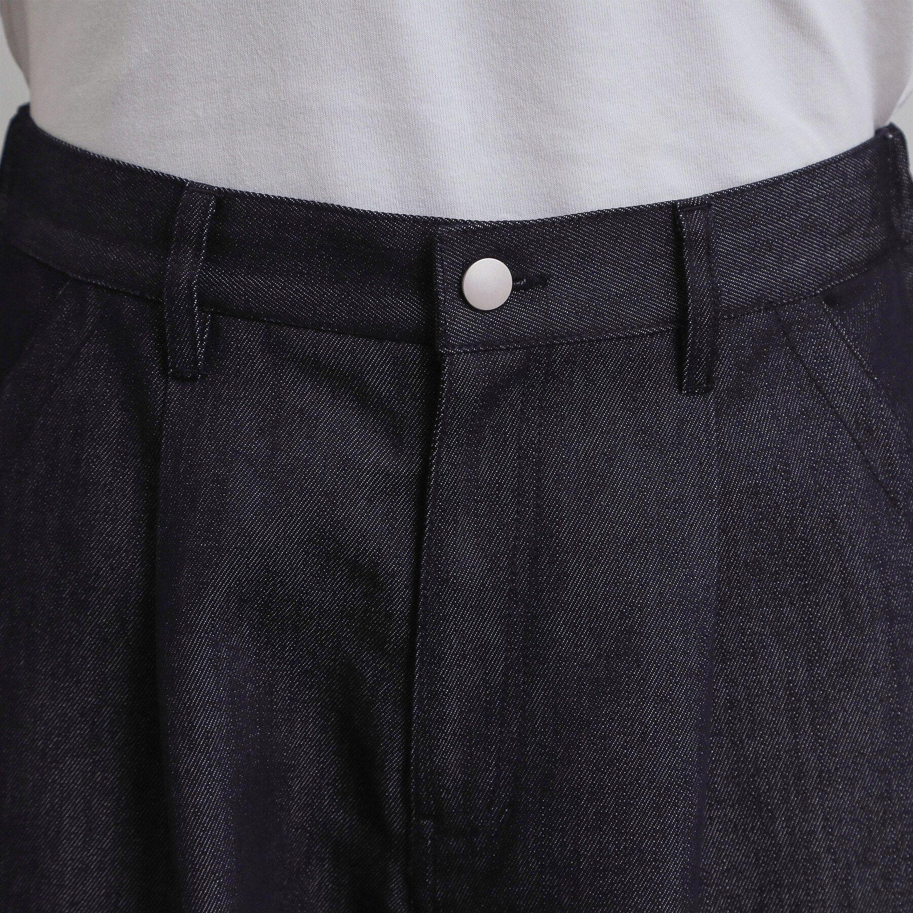 tk.TAKEO KIKUCHI「【色褪せしにくいデニム】Comfy Fadeless Denim Seriesワイドストレートデニム」|デニム|