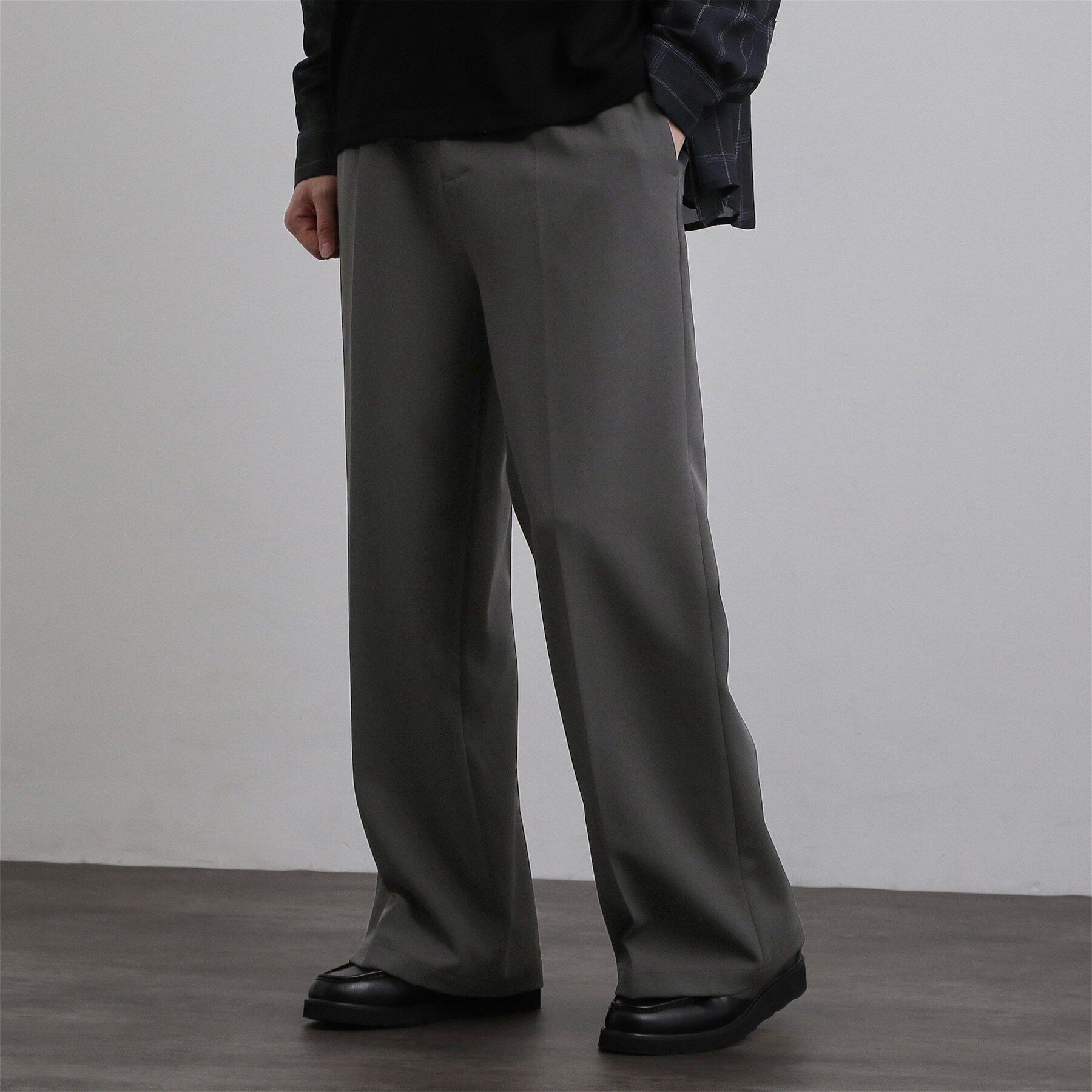 tk.TAKEO KIKUCHI「【防シワ／ストレッチ/セット対応可】smart shift seriesワイドストレートパンツ」|その他|