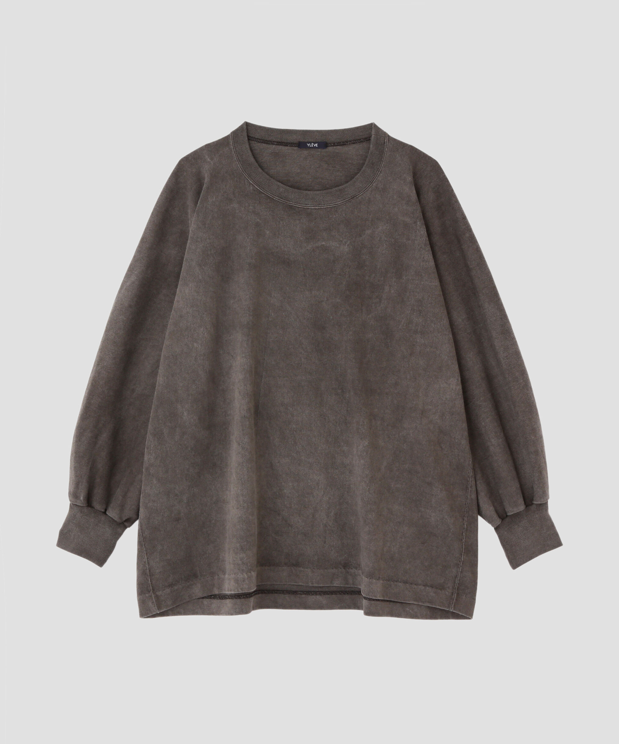 YLEVE 「YLEVE / OPEN END COTTON PIGMENT DYE PULL OVER」|Tシャツ・カットソー|