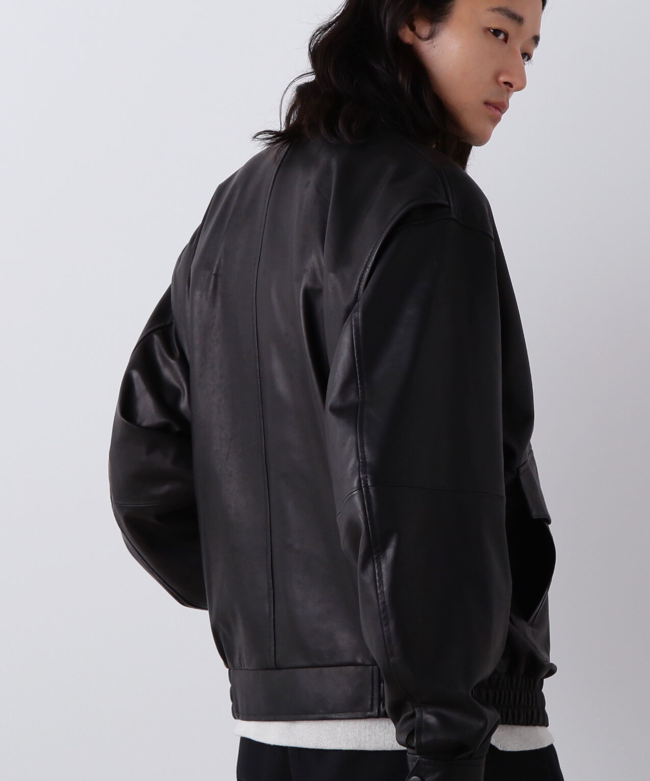 YLEVE 「YLEVE / SHEEP LEATHER ZIP BLOUSON」|ブルゾン・スタジャン|