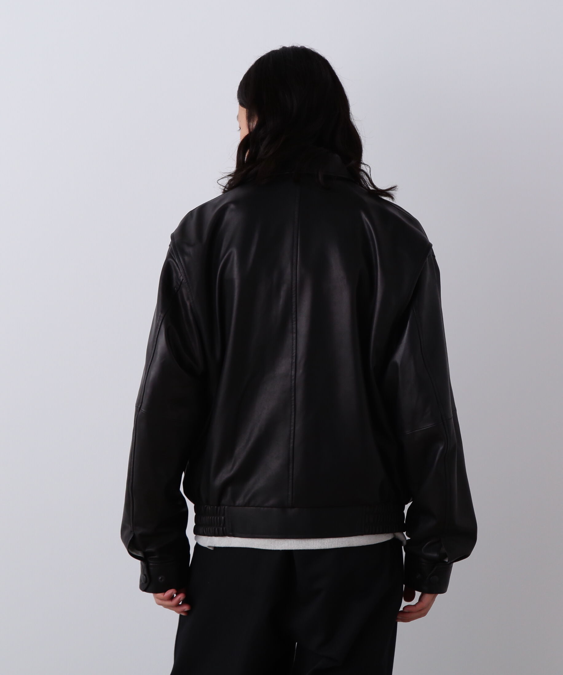 YLEVE 「YLEVE / SHEEP LEATHER ZIP BLOUSON」|ブルゾン・スタジャン|