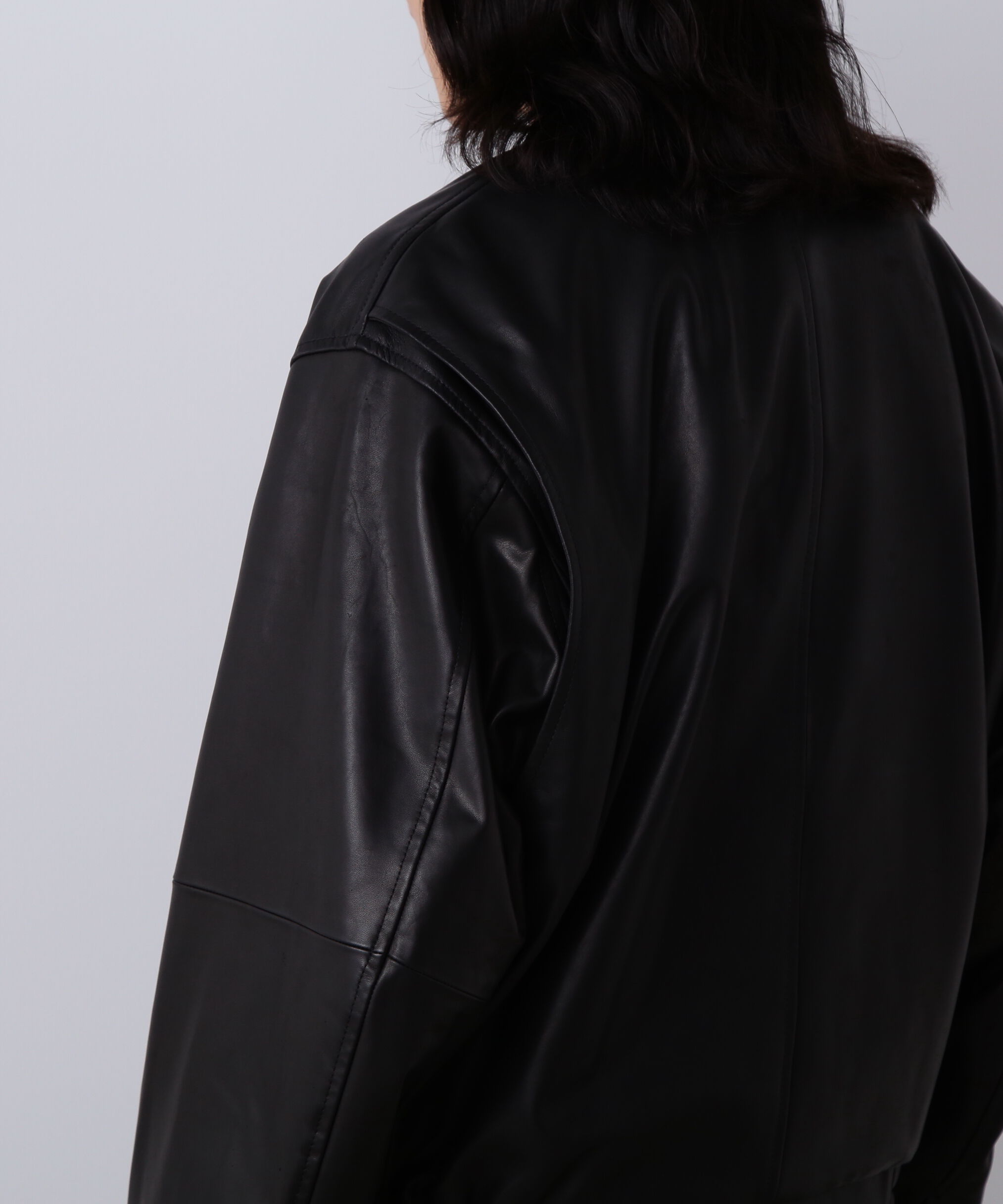 YLEVE 「YLEVE / SHEEP LEATHER ZIP BLOUSON」|ブルゾン・スタジャン|