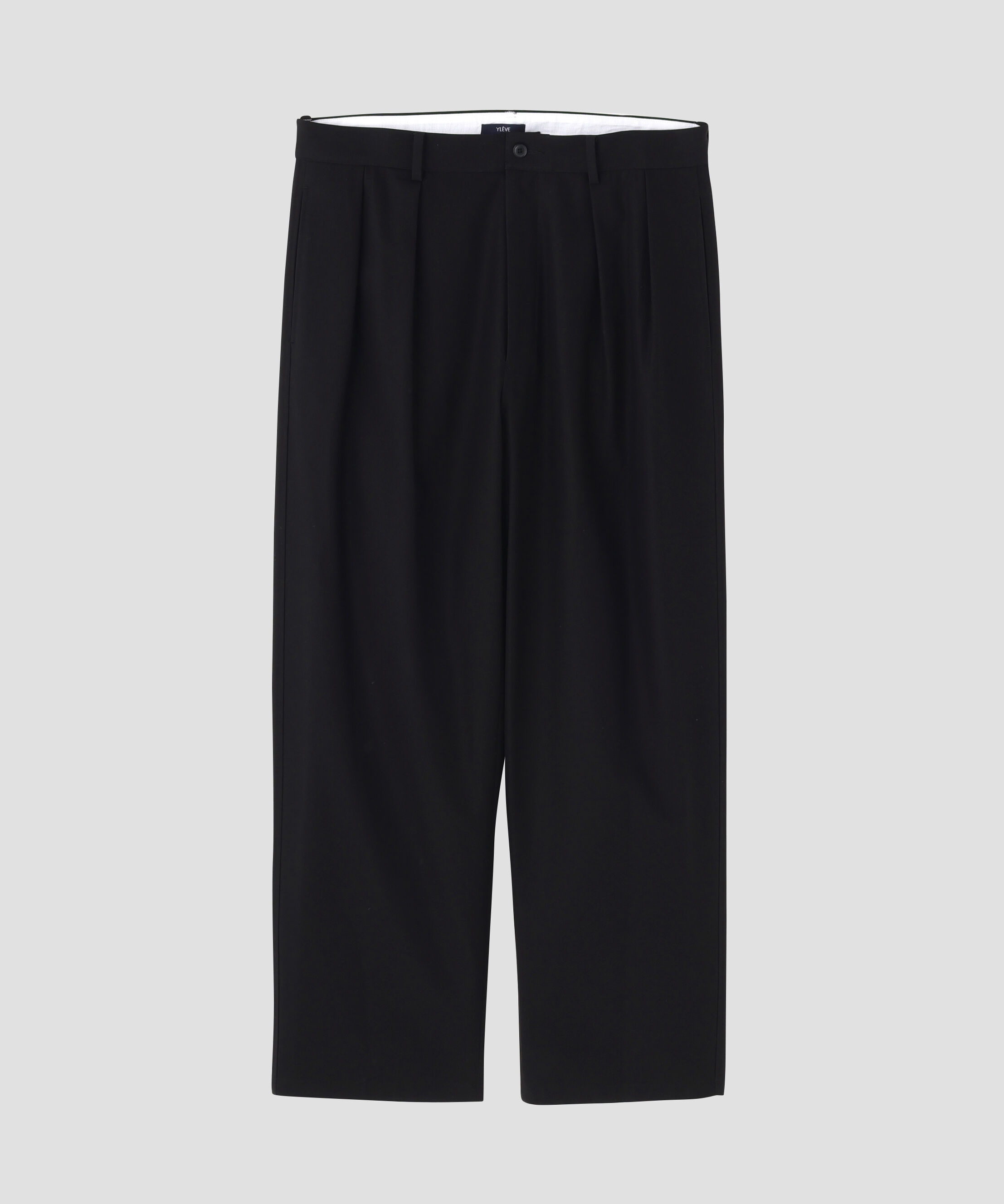 YLEVE 「YLEVE / HIGH TWIST COTTON PANTS」|その他|ブラック