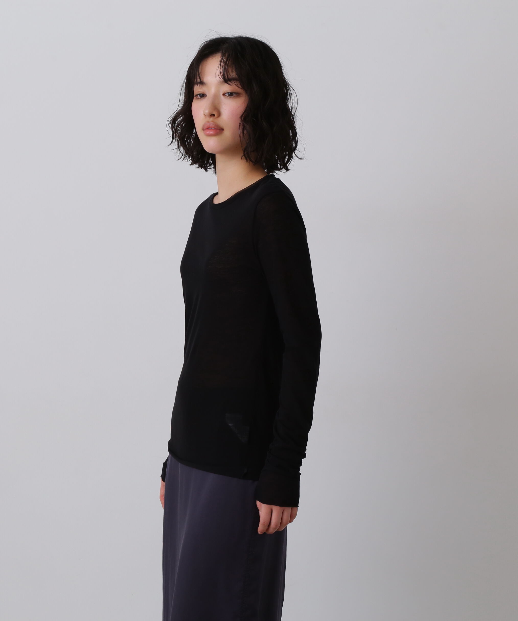 YLEVE 「YLEVE / COTTON SUPER HIGH-TWISTED BIO PULL OVER」|Tシャツ・カットソー|