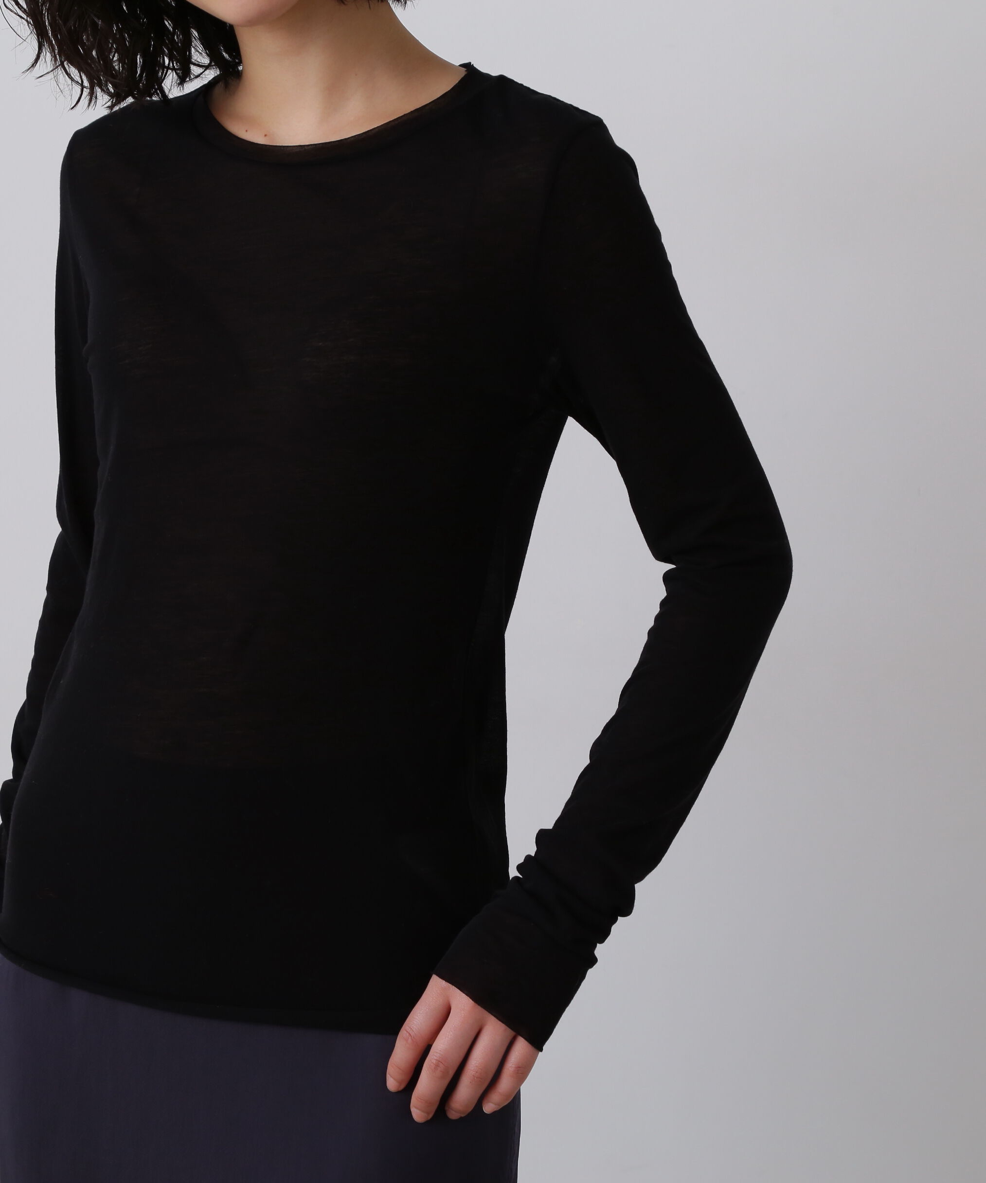 YLEVE 「YLEVE / COTTON SUPER HIGH-TWISTED BIO PULL OVER」|Tシャツ・カットソー|