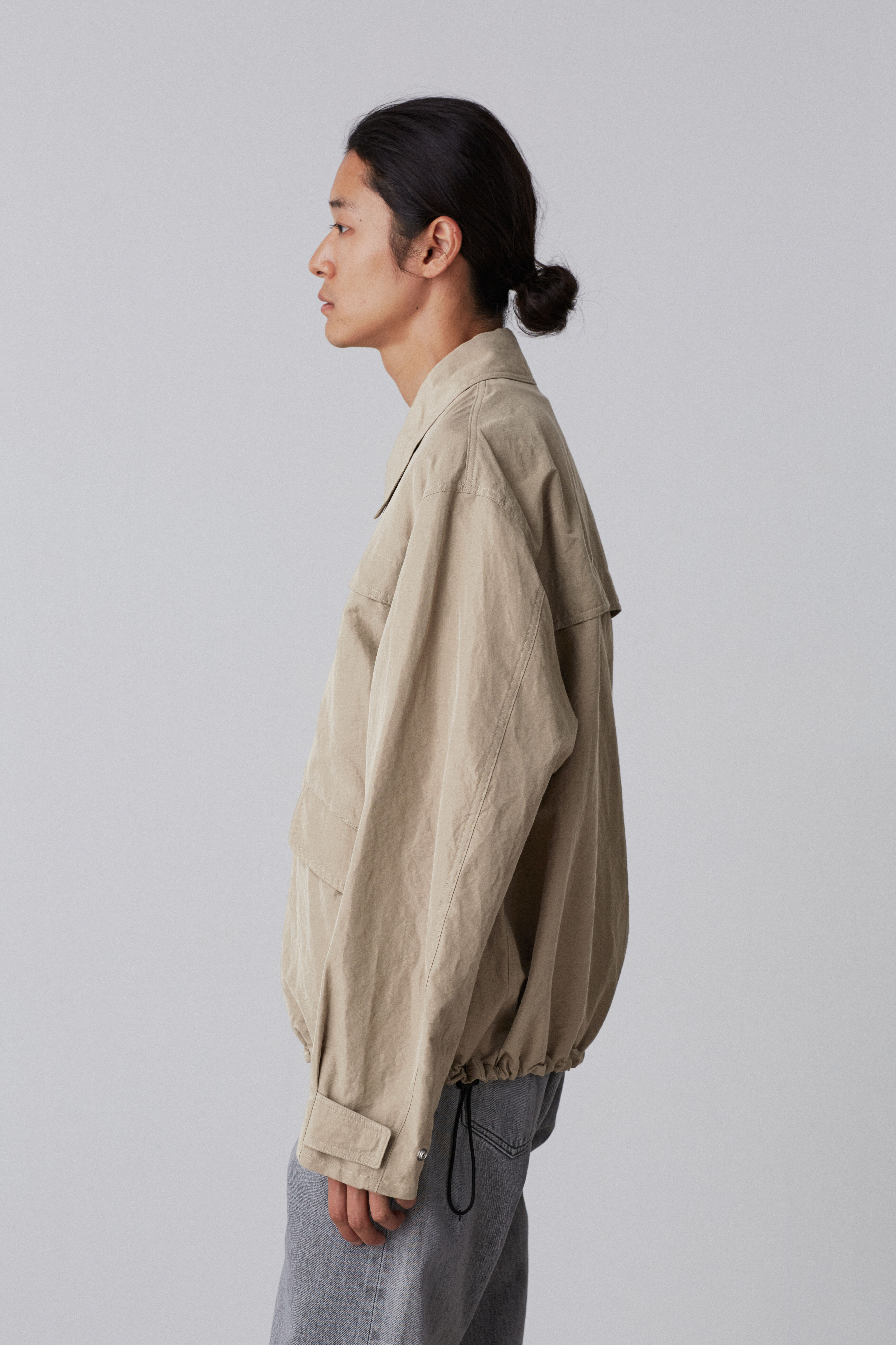 YLEVE 「YLEVE / RAMIE COTTON WEATHER BLOUSON UNISEX」|ブルゾン・スタジャン|