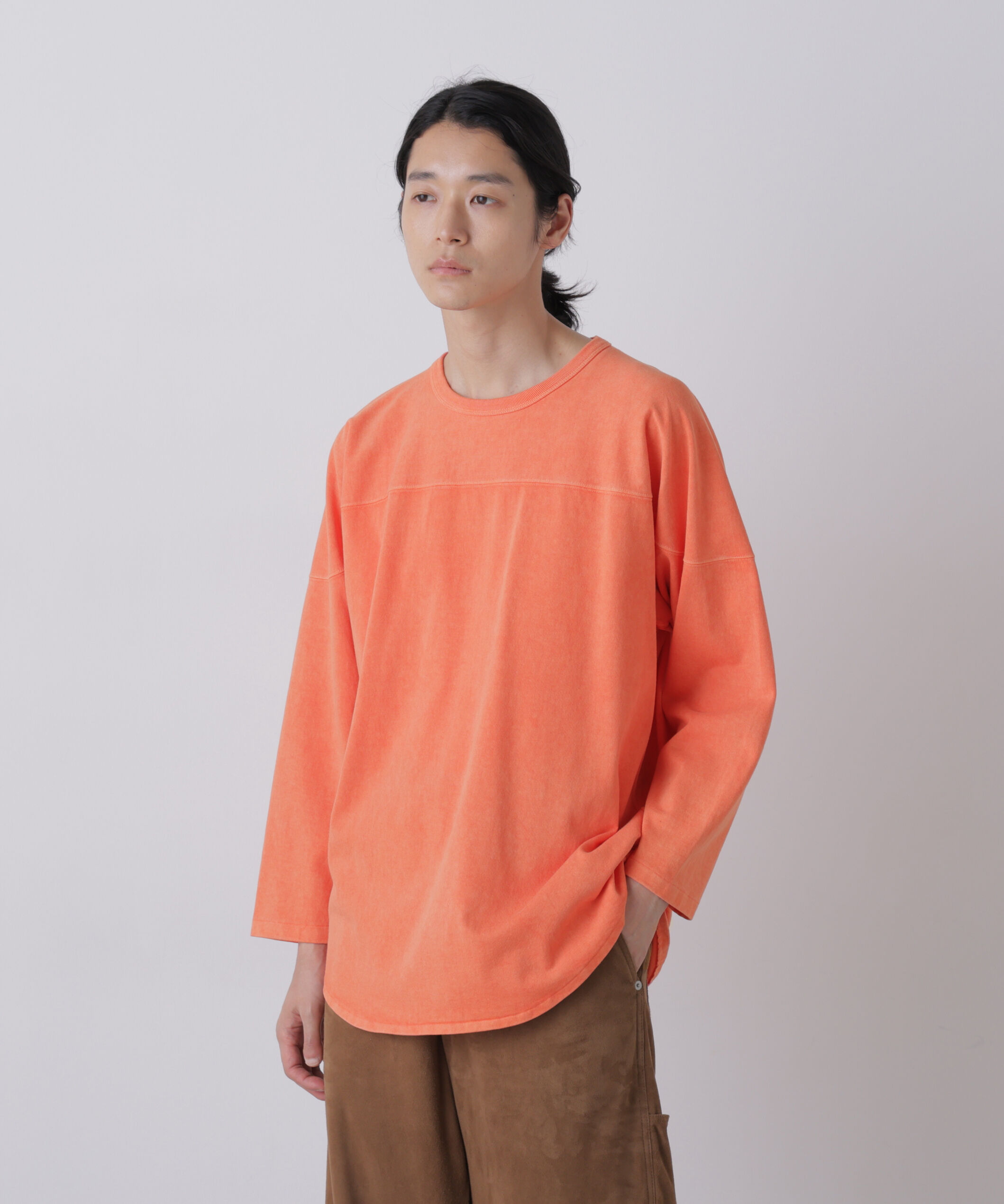 YLEVE 「YLEVE / PIGMENT DYED COTTON FOOTBALL T」|Tシャツ・カットソー|VERMILLION4