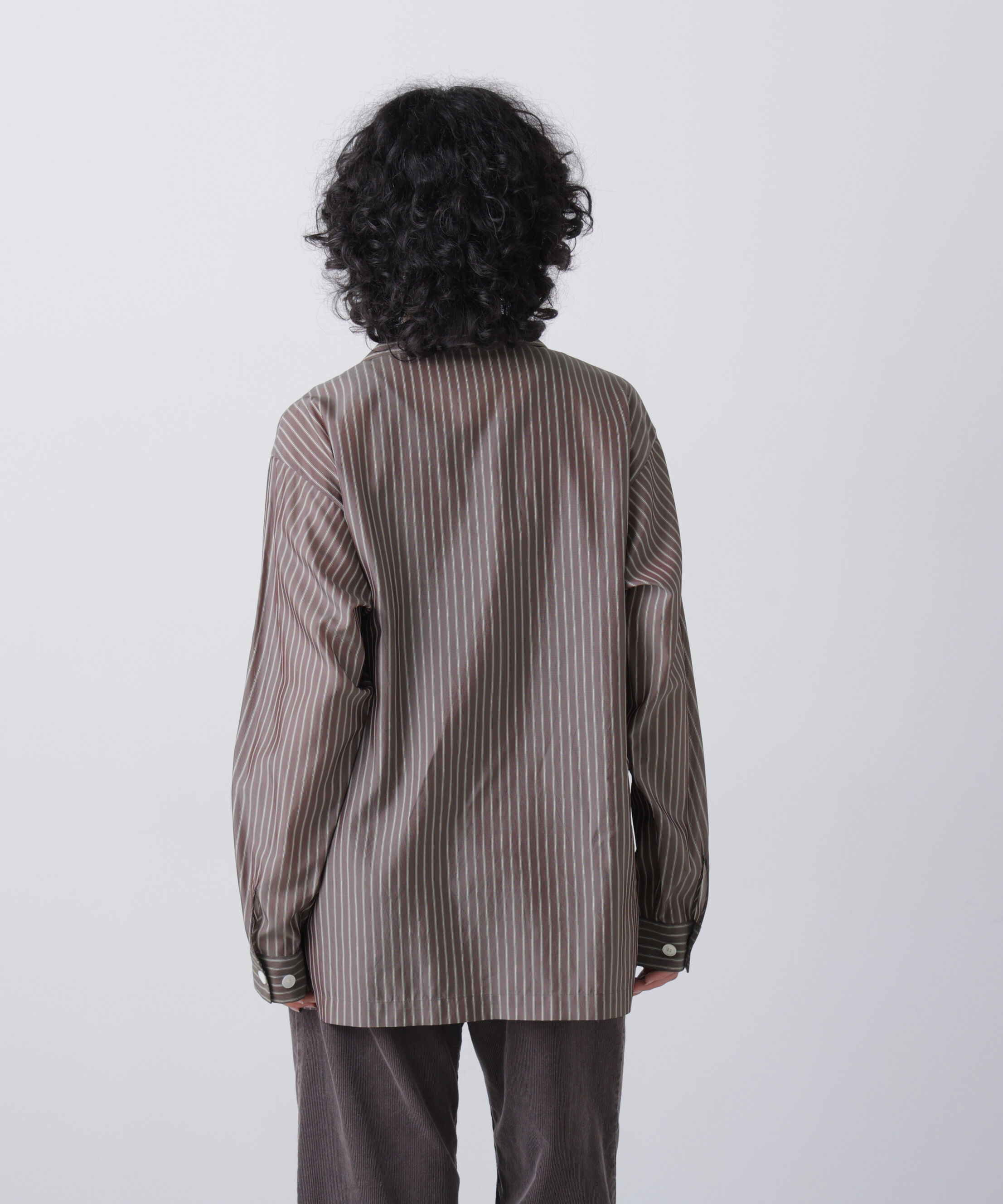 YLEVE 「YLEVE / ACETATE CUPRO STRIPE PJ SHIRT」|シャツ・ブラウス|
