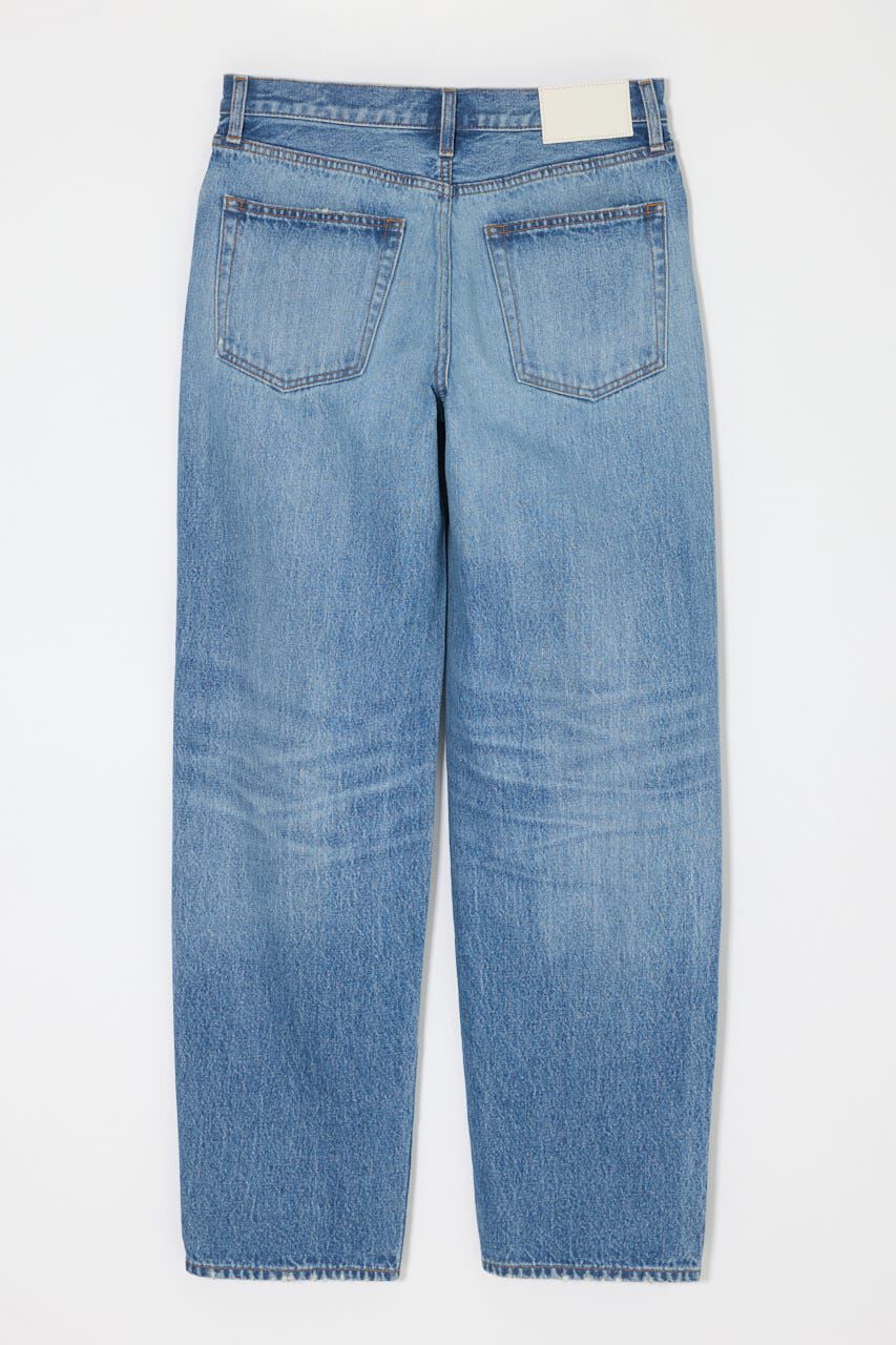 MOUSSY「MIDRISE DAMAGED SLIM ストレート」|デニム|