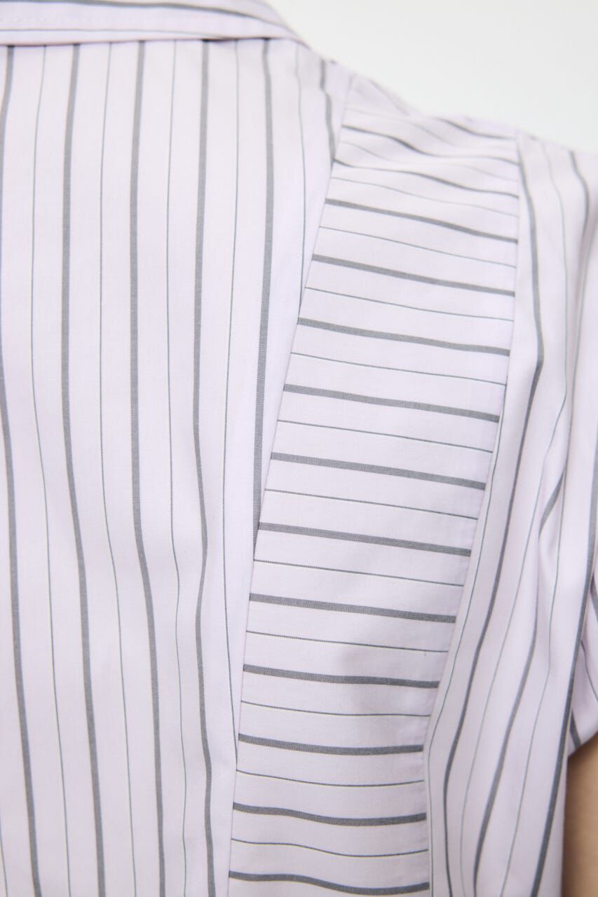MOUSSY「STRIPE FIT ブラウス」|シャツ・ブラウス|