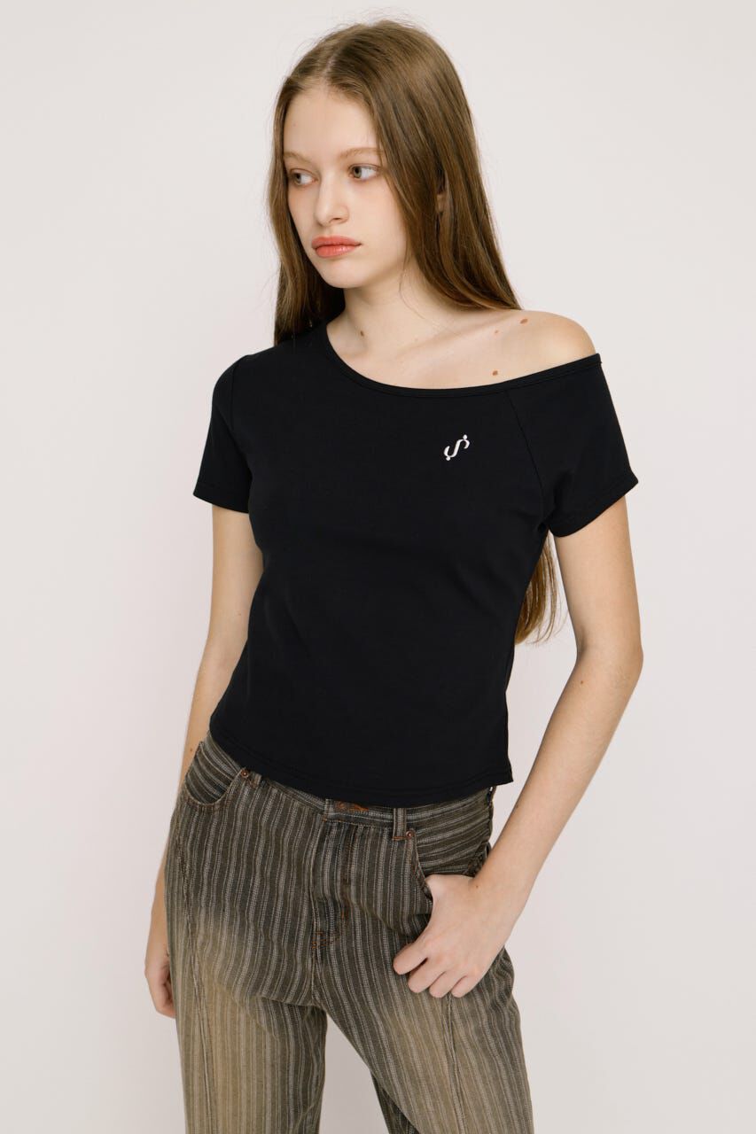 SLY「ONE SHOULDER S. トップス」|Tシャツ・カットソー|