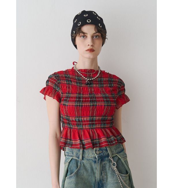 jouetie「シャーリングシアートップス」|Tシャツ・カットソー|