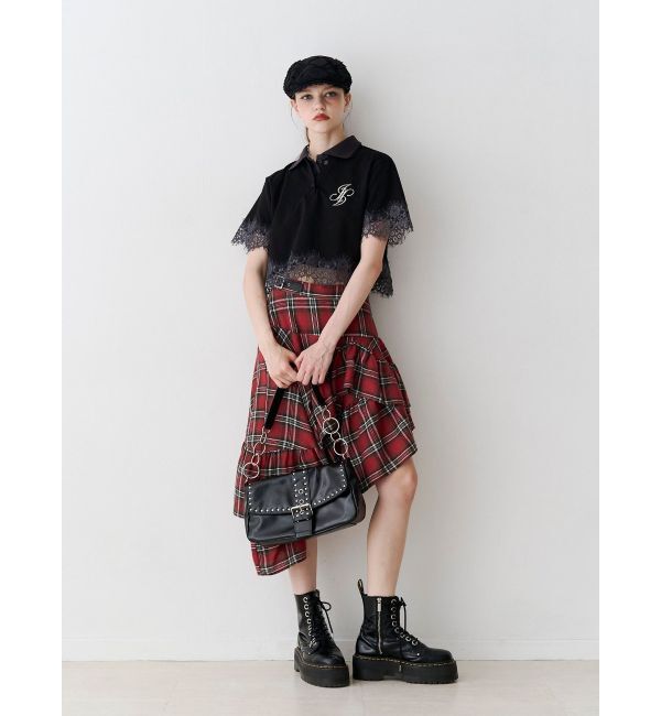 jouetie「レースドッキングポロトップス」|Tシャツ・カットソー|