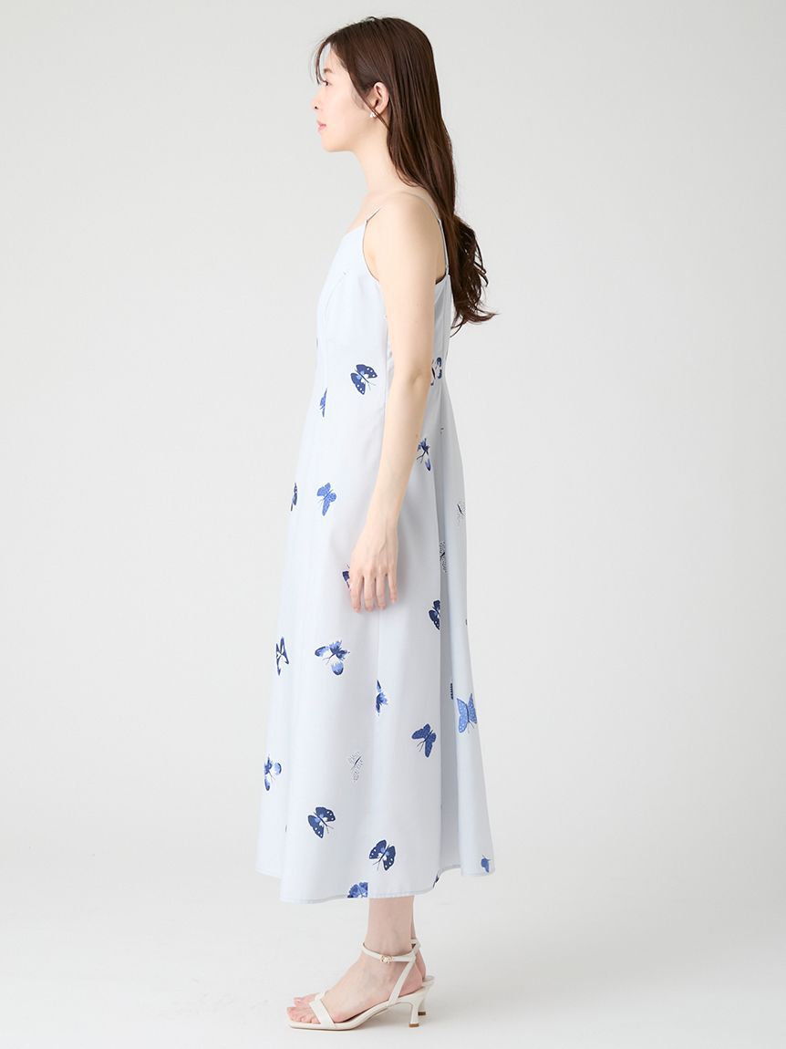 CELFORD「【洗える】【HANAE MORI&times;CELFORDコラボ】バタフライプリントワンピース」|ワンピース|