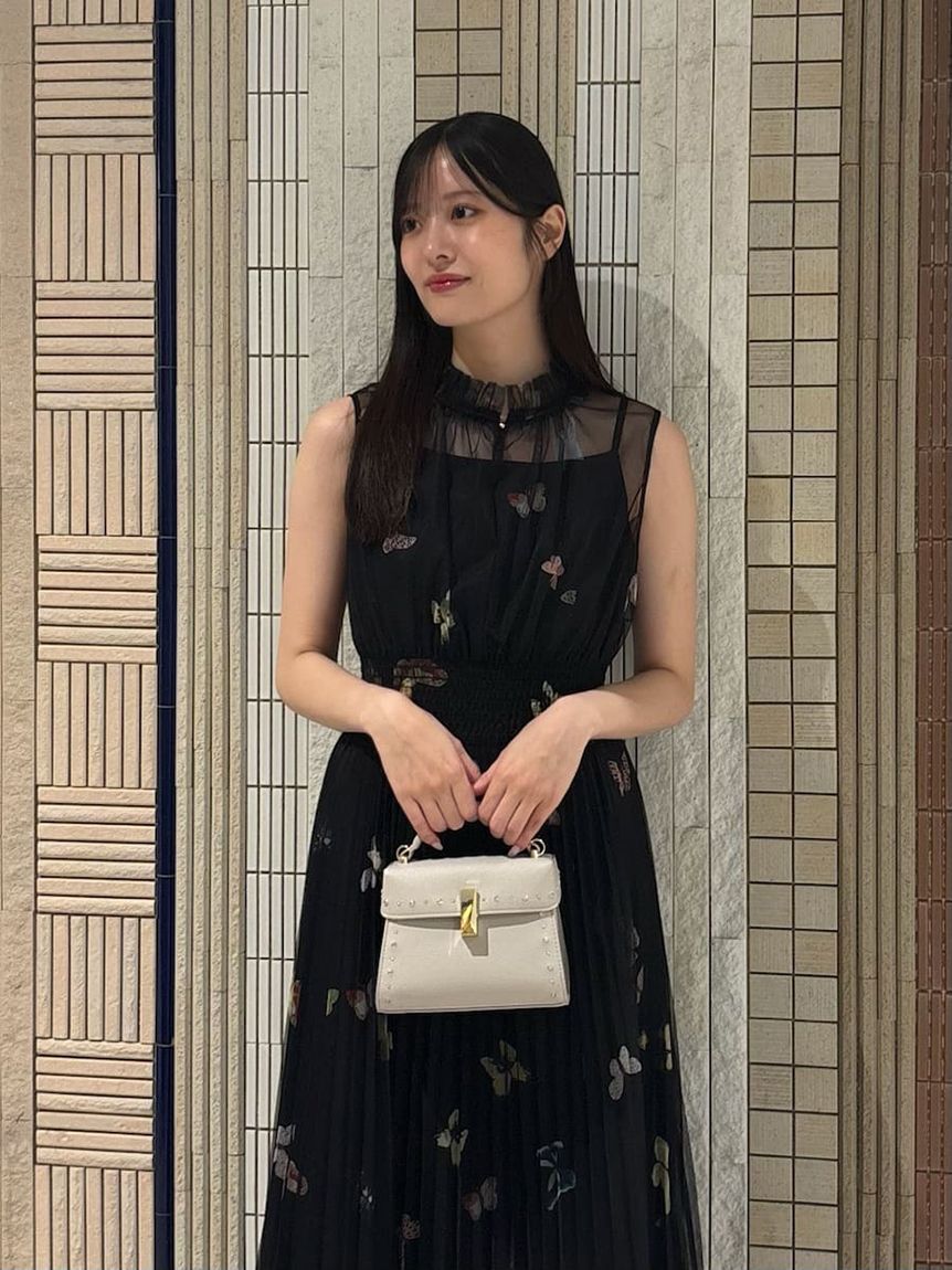 CELFORD「【洗える】【HANAE MORI&times;CELFORDコラボ】バタフライプリントワンピース」|ワンピース|