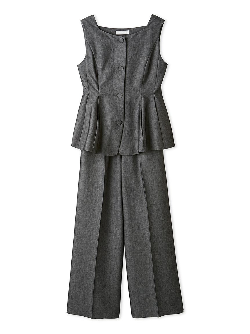 CELFORD「デニムライクセットアップ」|ワンピース|GRY