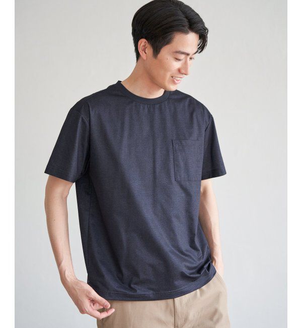 ikka「GOKU楽AIRポケットTシャツ」|Tシャツ・カットソー|