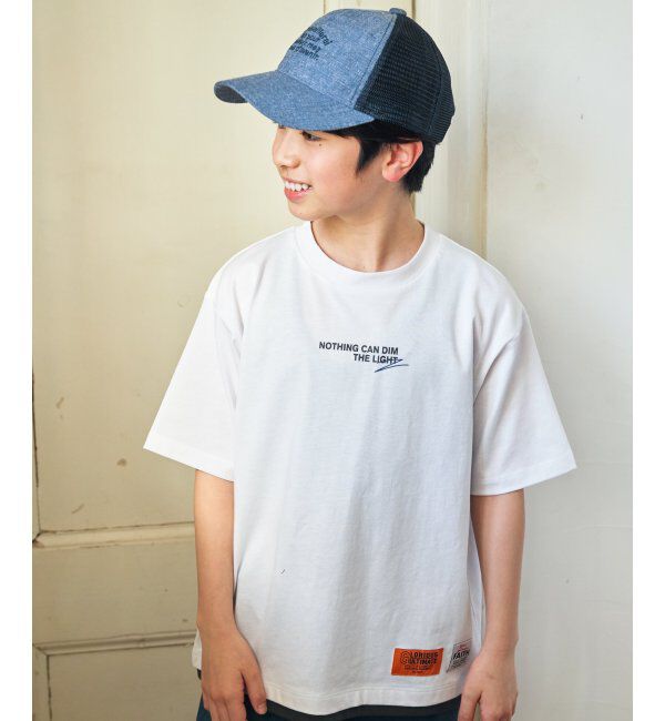 ikka kids「冷感裾レイヤードプリントTシャツ（120~160cm）」|Tシャツ・カットソー|