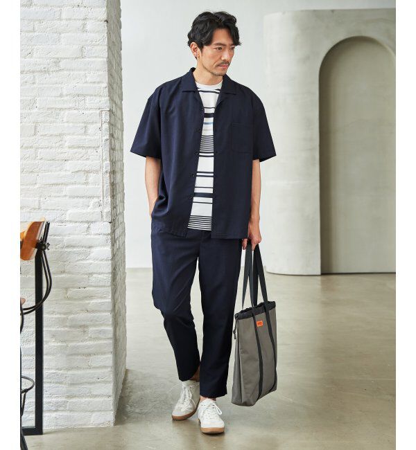 ikka「【MonoMax &times; 小泉孝太郎】冷感DRYポンチボーダーTシャツ「小泉孝太郎さん着用モデル」」|Tシャツ・カットソー|