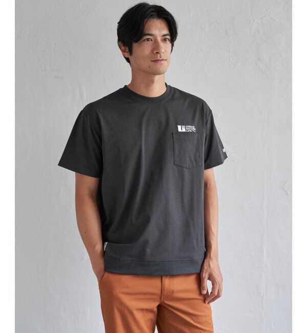 ikka「URBAN NATURE LIFE アーバンネイチャーライフ ドライSP冷感トレT」|Tシャツ・カットソー|チャコール