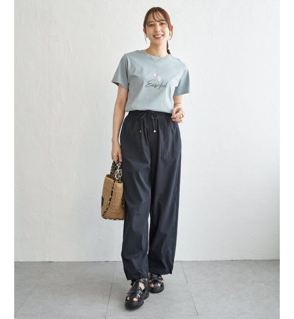 ikka「冷感ロゴフォトプリントTシャツ」|Tシャツ・カットソー|