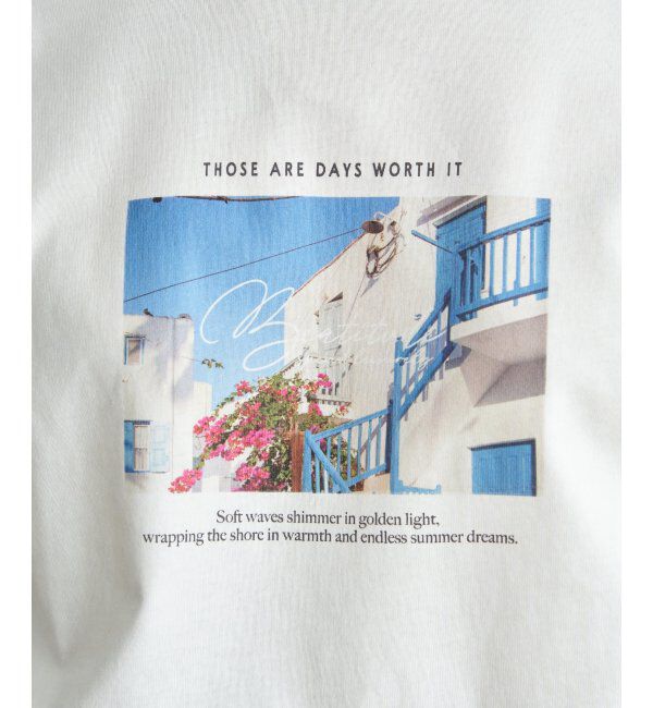 ikka「冷感ロゴフォトプリントTシャツ」|Tシャツ・カットソー|