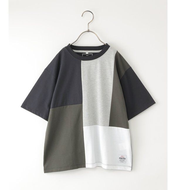 ikka kids「【親子コーデ】冷感ブロックスTシャツ（120~160cm）」|Tシャツ・カットソー|