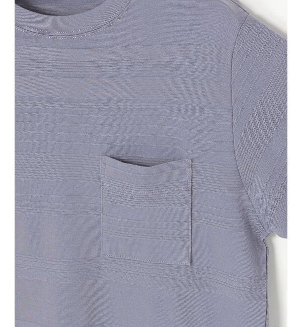 IKKA LOUNGE「冷感リップルボーダーT」|Tシャツ・カットソー|