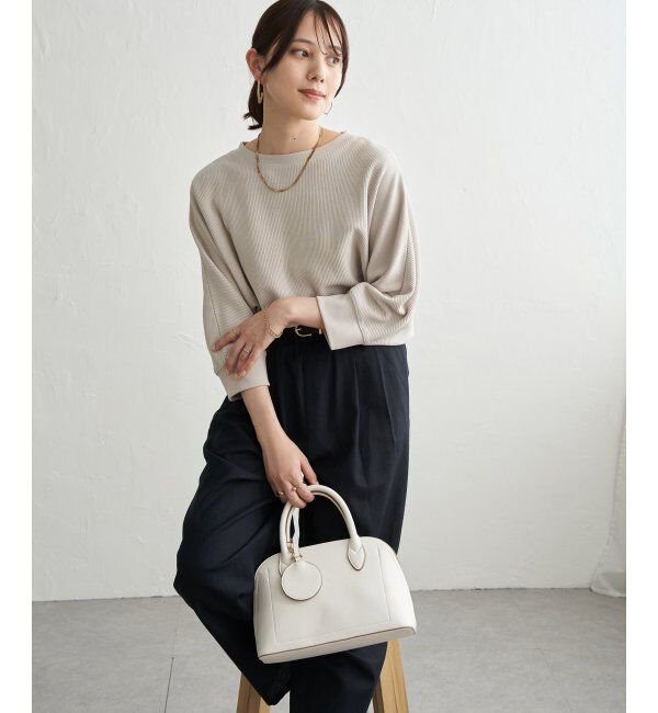 ikka「【雑誌InRed5月号掲載】タックフライスドルマンプルオーバー」|Tシャツ・カットソー|