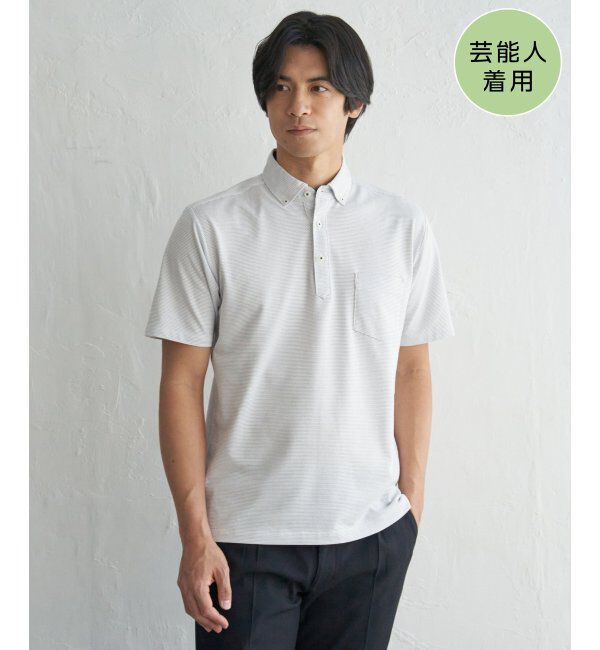 IKKA LOUNGE「アーバンＤＲＹレイカンスイスＢＤポロ」|Tシャツ・カットソー|ホワイト