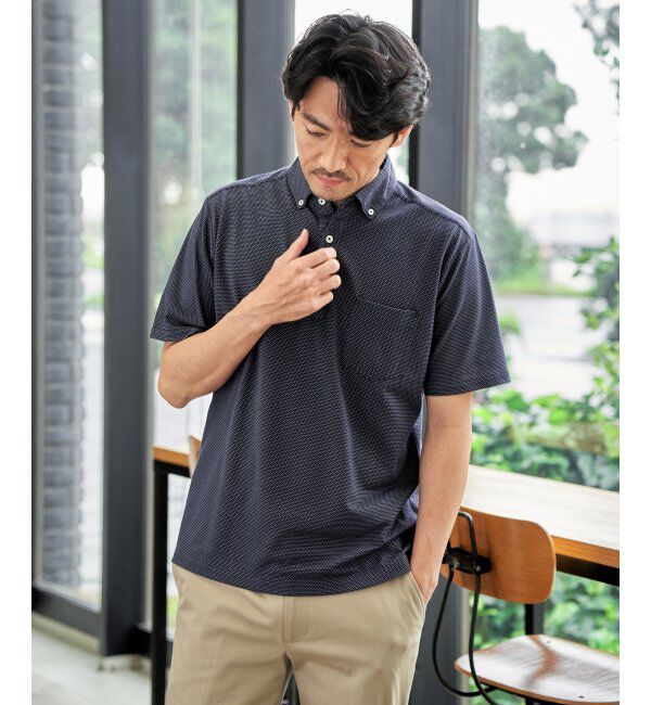 IKKA LOUNGE「アーバンＤＲＹレイカンスイスＢＤポロ」|Tシャツ・カットソー|