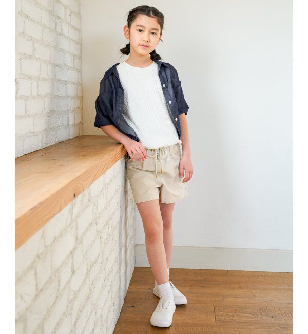 ikka kids「GOKU楽パンツ 冷感レースアップハーフパンツ (120cm~160cm)」|その他|